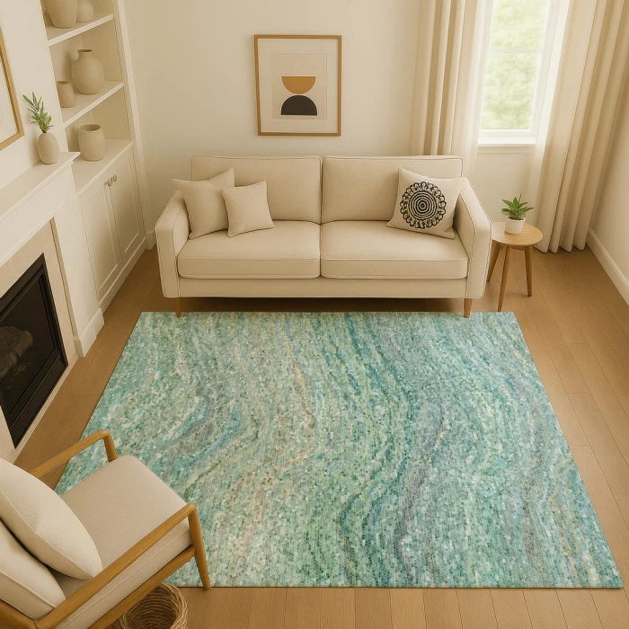 Dalyn Lumara Teal LM3 8ft. x 10ft. Rect. Rug
