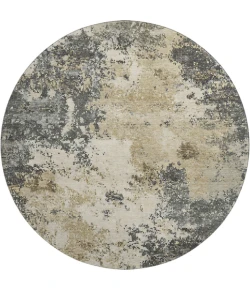 Dalyn Lumara Gray LM4 8ft. x 8ft. Round Rug