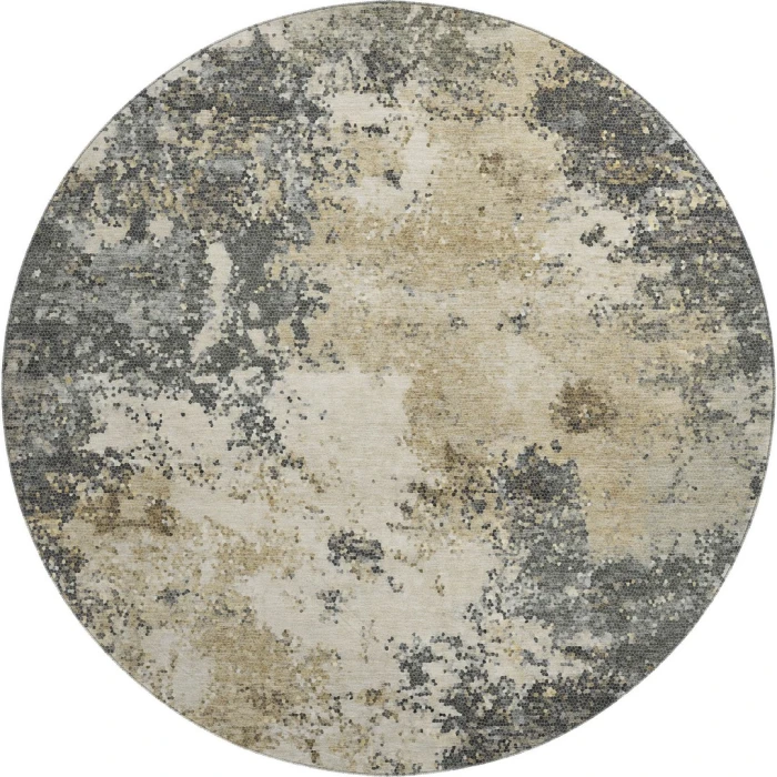 Dalyn Lumara Gray LM4 8ft. x 8ft. Round Rug
