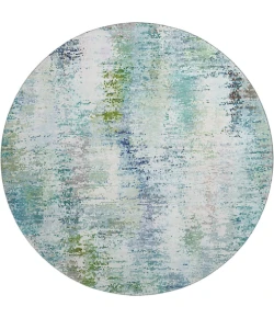 Dalyn Lumara Teal LM5 8ft. x 8ft. Round Rug