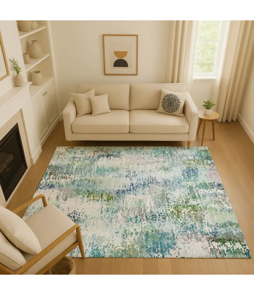Dalyn Lumara Teal LM5 2ft.6in. x 3ft.10in. Rect. Rug