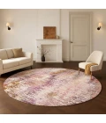 Dalyn Lumara Pink LM5 8ft. x 8ft. Round Rug