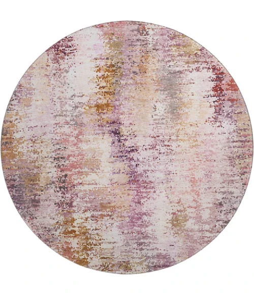 Dalyn Lumara Pink LM5 8ft. x 8ft. Round Rug