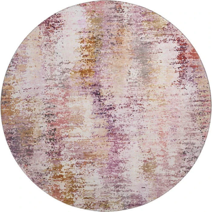 Dalyn Lumara Pink LM5 8ft. x 8ft. Round Rug