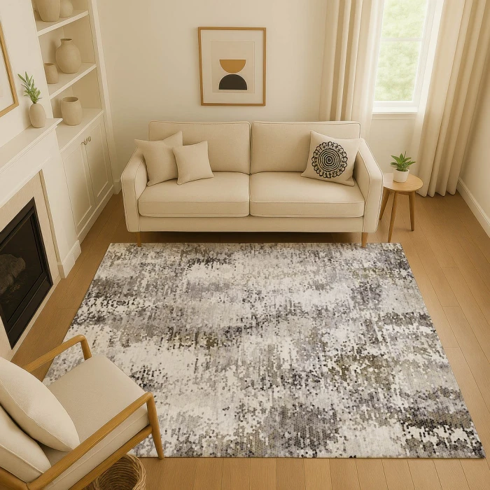 Dalyn Lumara Ivory LM5 6ft.6in. x 9ft.6in. Rect. Rug