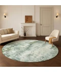 Dalyn Lumara Green LM5 8ft. x 8ft. Round Rug