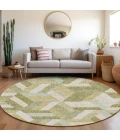 Dalyn Lorenzo Green LN1 8ft. x 8ft. Rug