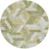Dalyn Lorenzo Green LN1 8ft. x 8ft. Rug
