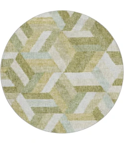 Dalyn Lorenzo Green LN1 8ft. x 8ft. Rug