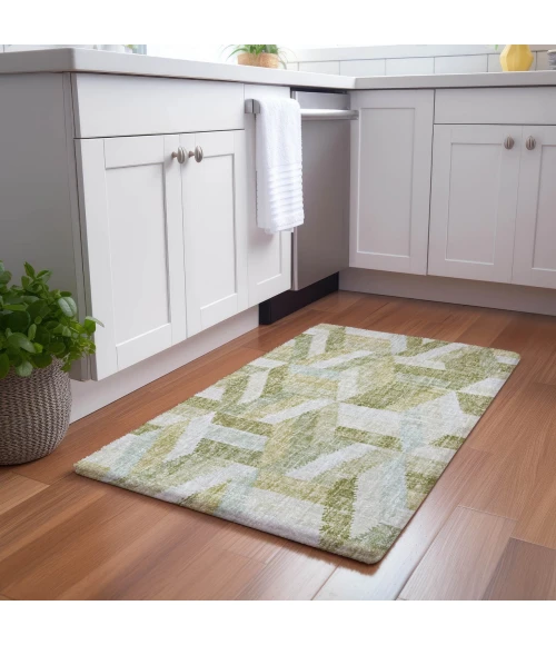 Dalyn Lorenzo Green LN1 1ft.8in. x 2ft.6in. Rug