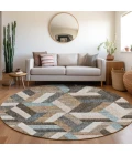 Dalyn Lorenzo Brown LN1 8ft. x 8ft. Rug