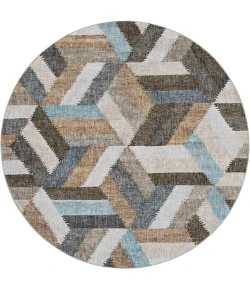 Dalyn Lorenzo Brown LN1 8ft. x 8ft. Rug