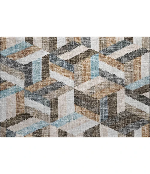 Dalyn Lorenzo Brown LN1 1ft.8in. x 2ft.6in. Rug