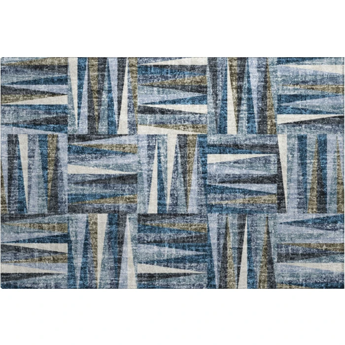 Dalyn Lorenzo Blue LN2 1ft.8in. x 2ft.6in. Rug
