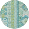 Dalyn Lorenzo Green LN3 8ft. x 8ft. Rug