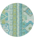 Dalyn Lorenzo Green LN3 8ft. x 8ft. Rug