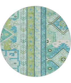 Dalyn Lorenzo Green LN3 8ft. x 8ft. Rug