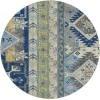 Dalyn Lorenzo Blue LN3 8ft. x 8ft. Rug
