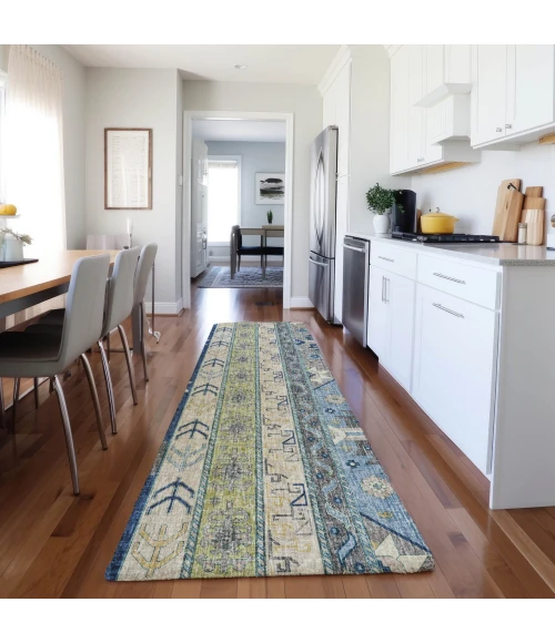 Dalyn Lorenzo Blue LN3 2ft.3in. x 7ft.6in. Rug