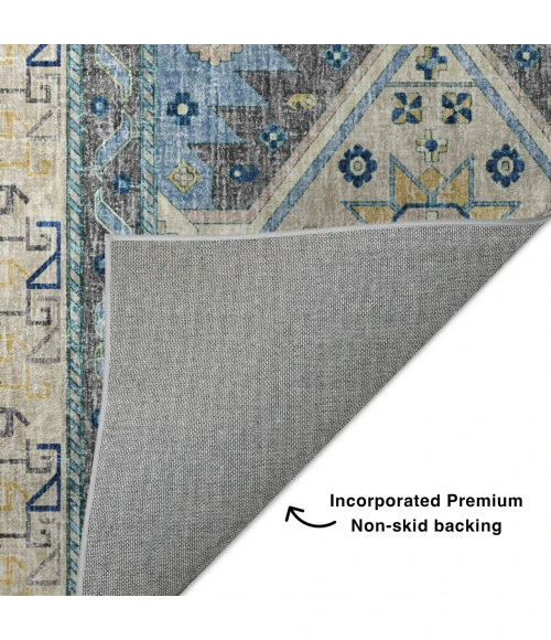 Dalyn Lorenzo Blue LN3 8ft. x 8ft. Rug