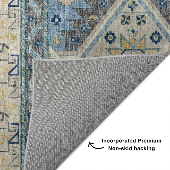 Dalyn Lorenzo Blue LN3 2ft.3in. x 7ft.6in. Rug
