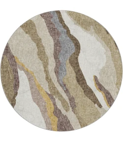 Dalyn Lorenzo Brown LN4 8ft. x 8ft. Rug