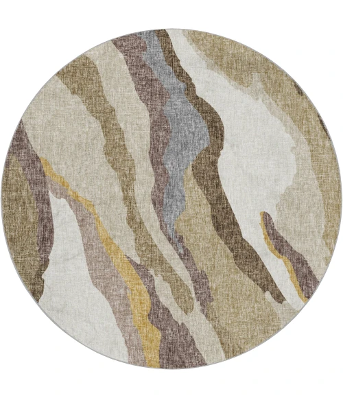Dalyn Lorenzo Brown LN4 8ft. x 8ft. Rug
