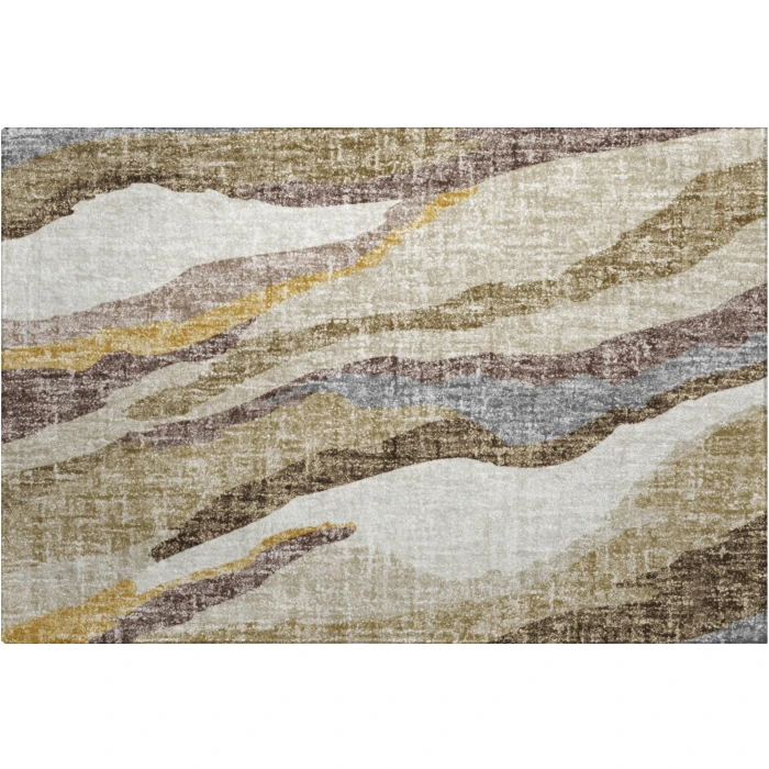 Dalyn Lorenzo Brown LN4 1ft.8in. x 2ft.6in. Rug