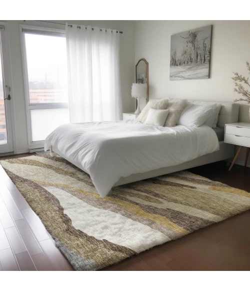 Dalyn Lorenzo Brown LN4 9ft. x 12ft. Rug