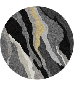 Dalyn Lorenzo Black LN4 8ft. x 8ft. Rug