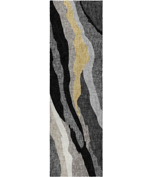 Dalyn Lorenzo Black LN4 2ft.3in. x 7ft.6in. Rug