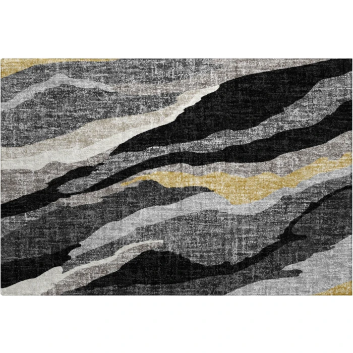 Dalyn Lorenzo Black LN4 1ft.8in. x 2ft.6in. Rug