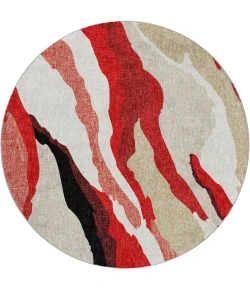 Dalyn Lorenzo Red LN4 8ft. x 8ft. Rug