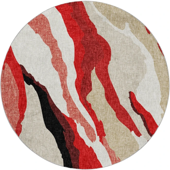 Dalyn Lorenzo Red LN4 8ft. x 8ft. Rug