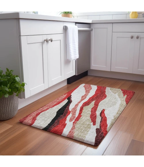 Dalyn Lorenzo Red LN4 1ft.8in. x 2ft.6in. Rug