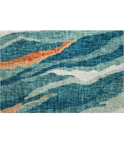 Dalyn Lorenzo Teal LN4 1ft.8in. x 2ft.6in. Rug