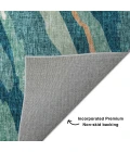 Dalyn Lorenzo Teal LN4 8ft. x 8ft. Rug