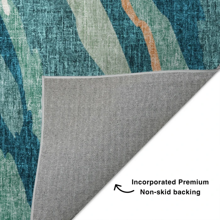 Dalyn Lorenzo Teal LN4 2ft.6in. x 3ft.10in. Rug