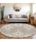 Dalyn Lorenzo Ivory LN5 8ft. x 8ft. Rug