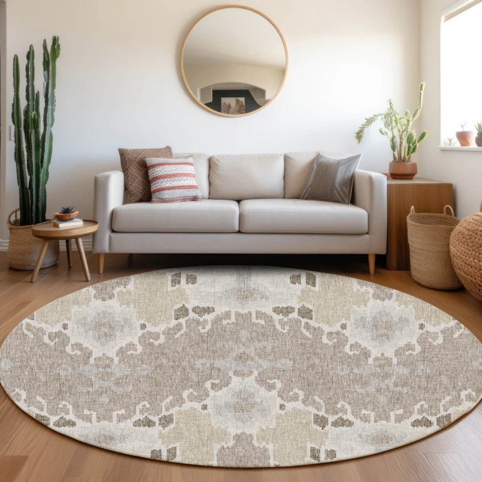 Dalyn Lorenzo Ivory LN5 8ft. x 8ft. Rug