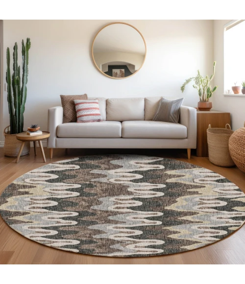 Dalyn Lorenzo Gray LN6 8ft. x 8ft. Rug