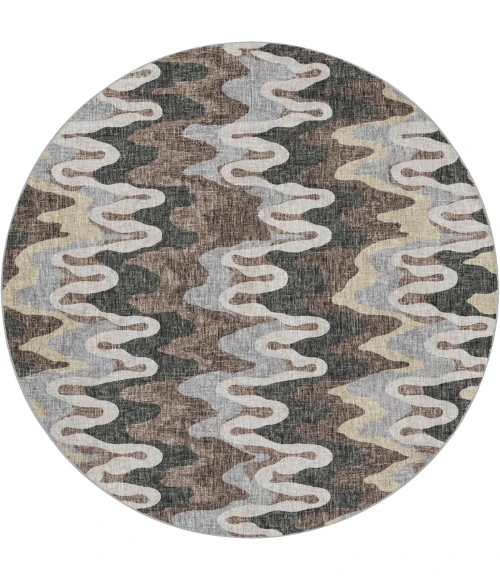 Dalyn Lorenzo Gray LN6 8ft. x 8ft. Rug