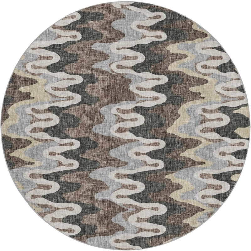Dalyn Lorenzo Gray LN6 8ft. x 8ft. Rug