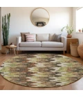 Dalyn Lorenzo Brown LN6 8ft. x 8ft. Rug