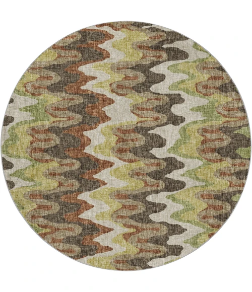Dalyn Lorenzo Brown LN6 8ft. x 8ft. Rug
