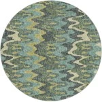 Dalyn Lorenzo Teal LN6 8ft. x 8ft. Rug