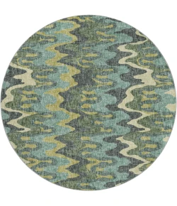 Dalyn Lorenzo Teal LN6 8ft. x 8ft. Rug