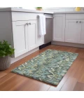 Dalyn Lorenzo Teal LN6 1ft.8in. x 2ft.6in. Rug