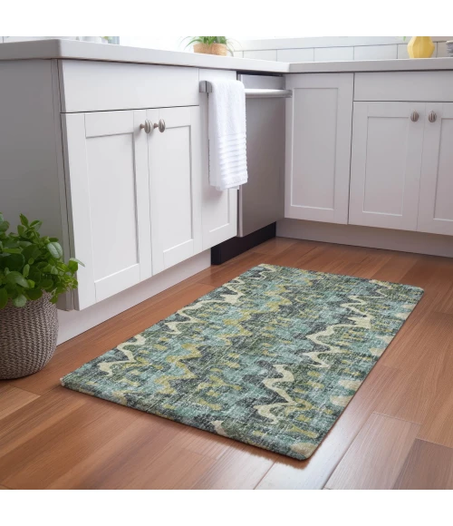 Dalyn Lorenzo Teal LN6 1ft.8in. x 2ft.6in. Rug