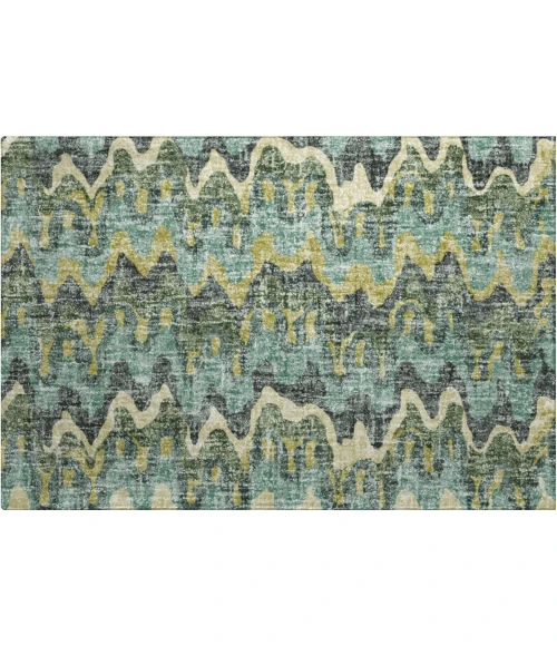 Dalyn Lorenzo Teal LN6 1ft.8in. x 2ft.6in. Rug